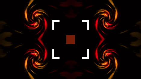 animation of scope scanning over red shapes