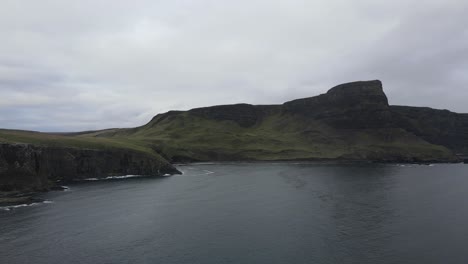 panoramic aerial view of the expansive landscape surrounding neist point