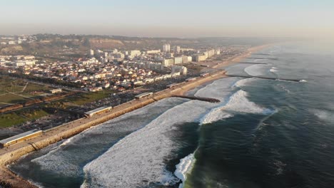 aerial view of costa da caparica