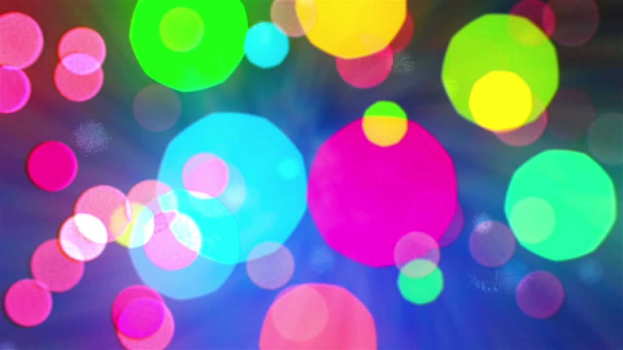 둥근 큰 보케 입자