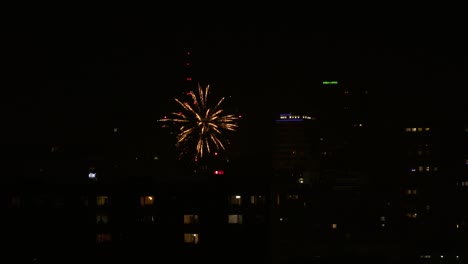 Silvesterfeuerwerk-2023-über-Der-Stadt-Sofia,-Bulgarien