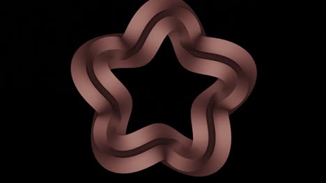 3d abstract star shape design