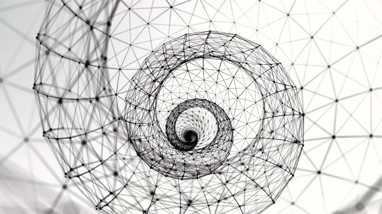 el fondo de la fantasía plexo negro y blanco. resumen