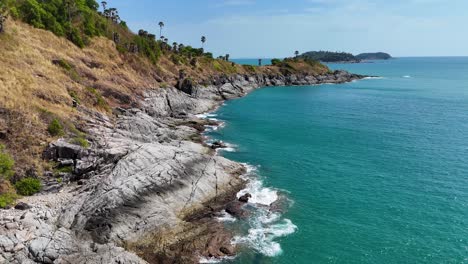 paisaje costero del cabo de promthep, tailandia