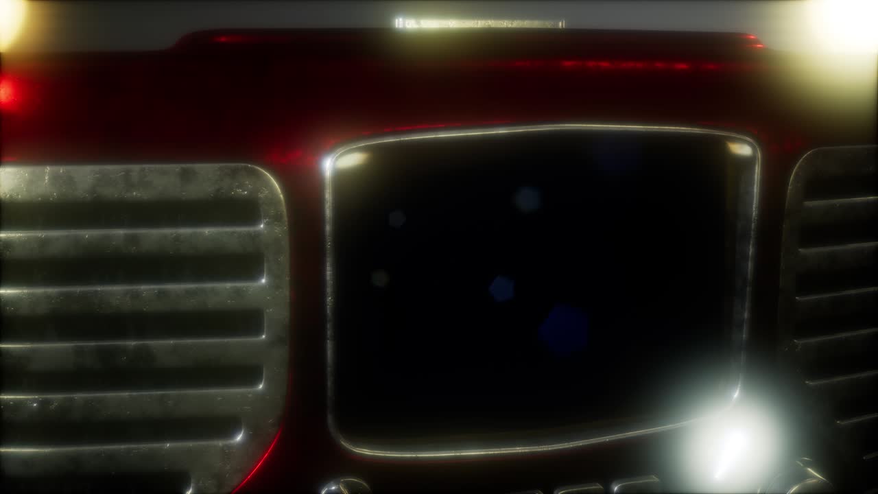 구식 빈티지 레트로 라디오