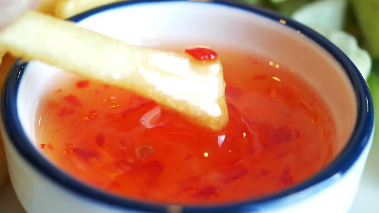 French Fries with Chili Sauce