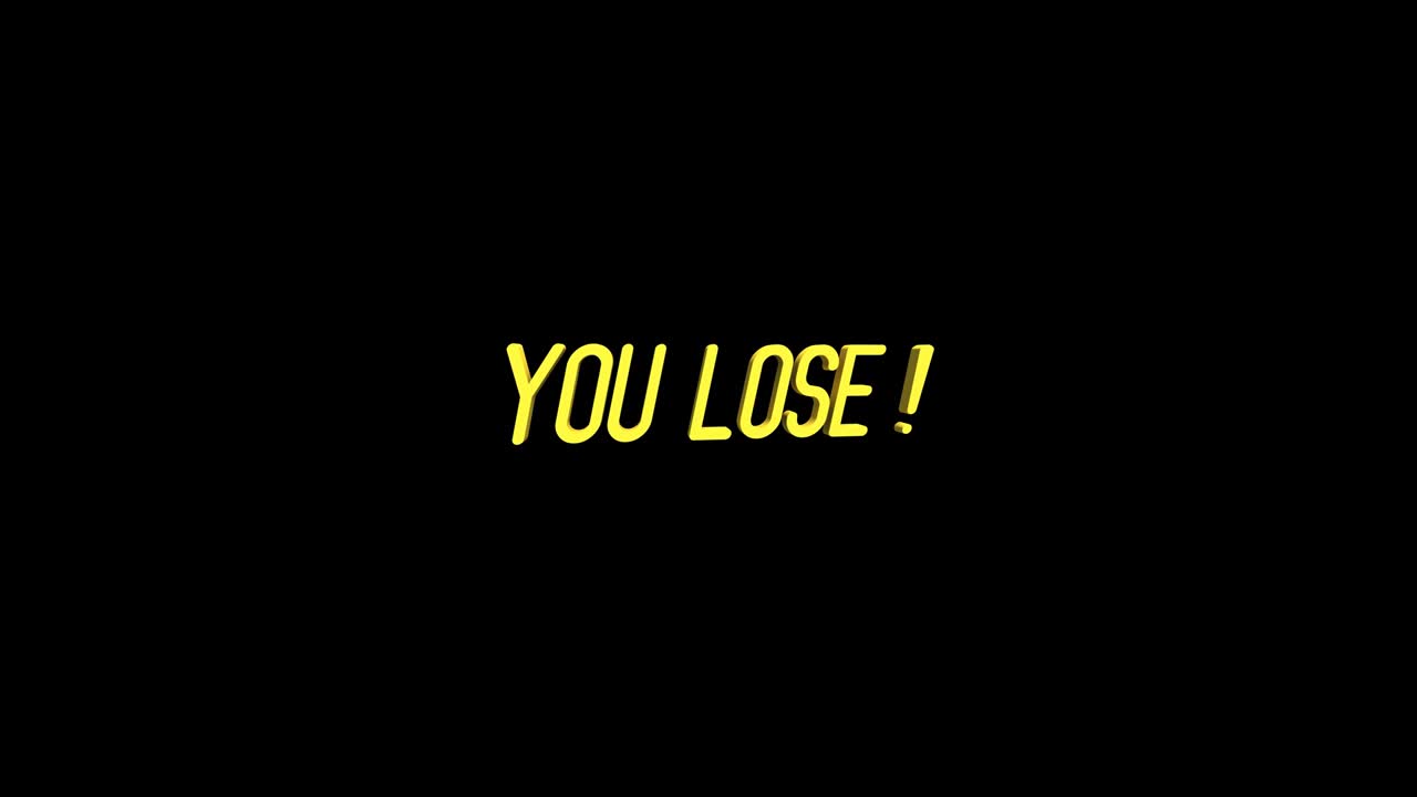 검은색 배경에서 모션 그래픽 애니메이션을 잃어 버립니다.