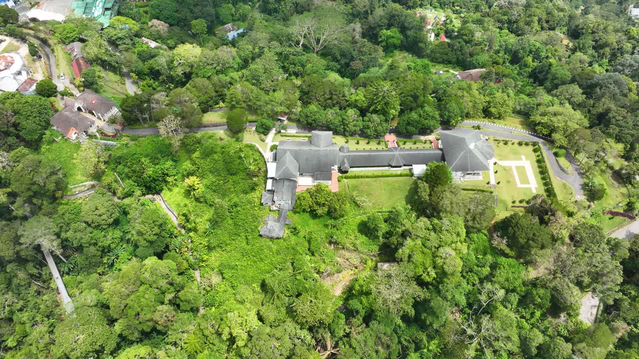 The Habitat Penang Hill With Rainforest And Canopy Walk In Penang, Malaysia. - aerial shot