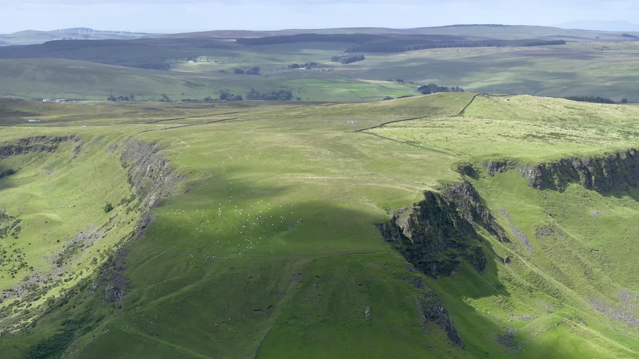 Sallagh Brae's på Antrim Coast Road i Nordirland