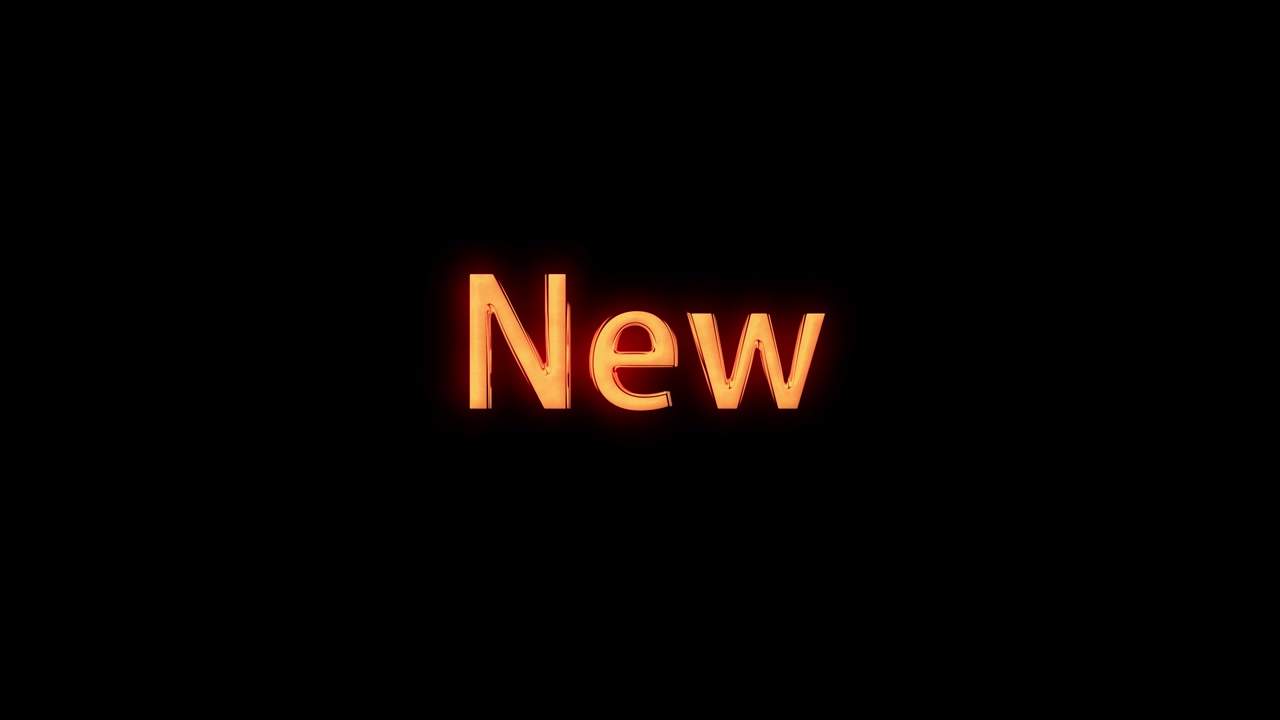 Nuova animazione di testo, motion graphics per messaggi.