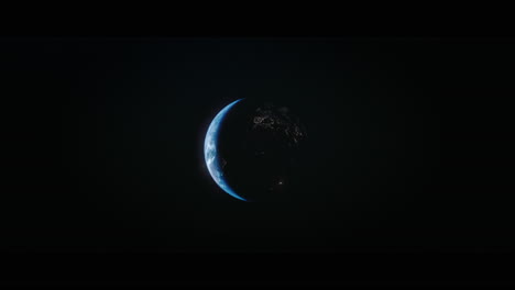 la tierra vista desde el espacio