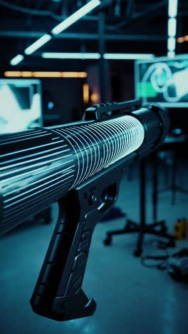 futuristic weapon prototype