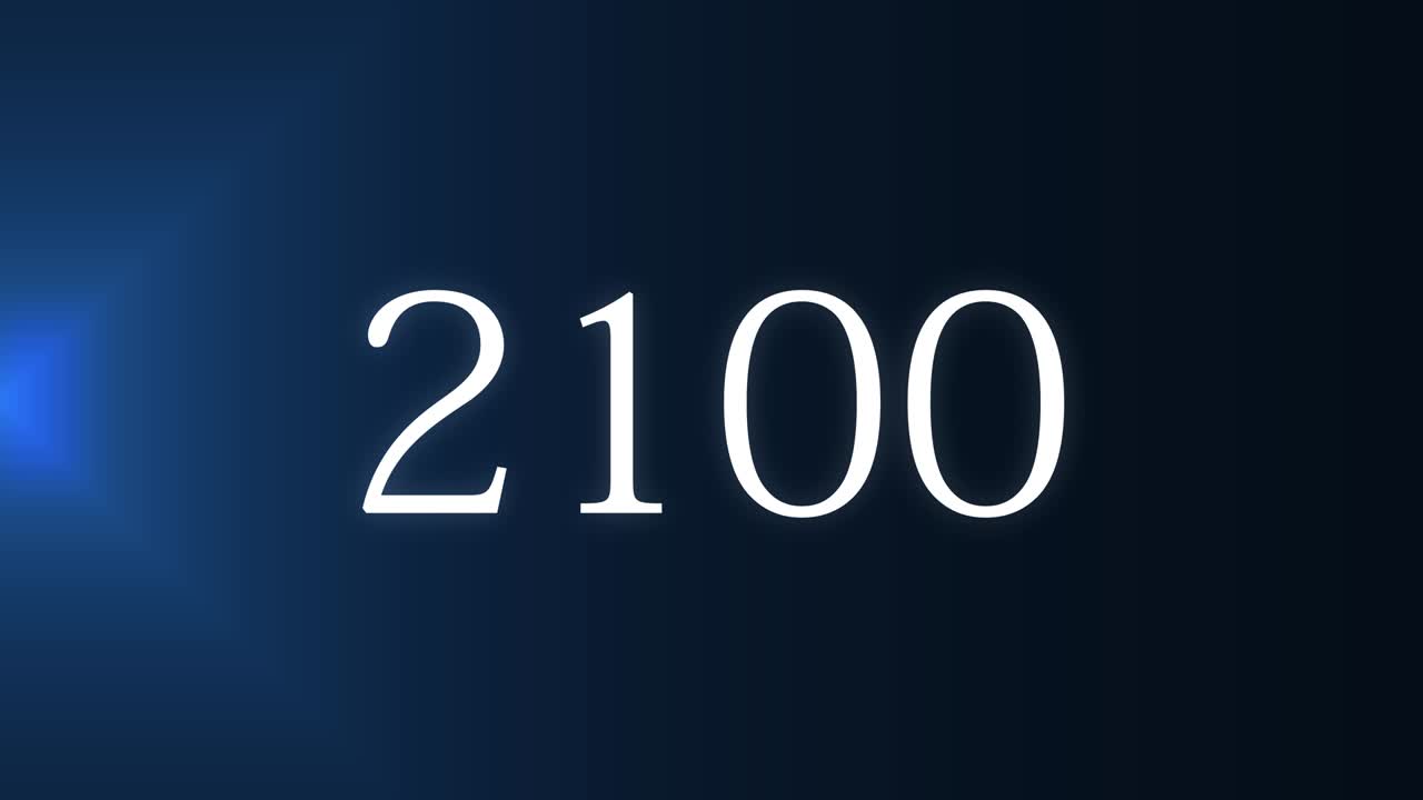 2100 animación de texto gráficos de movimiento