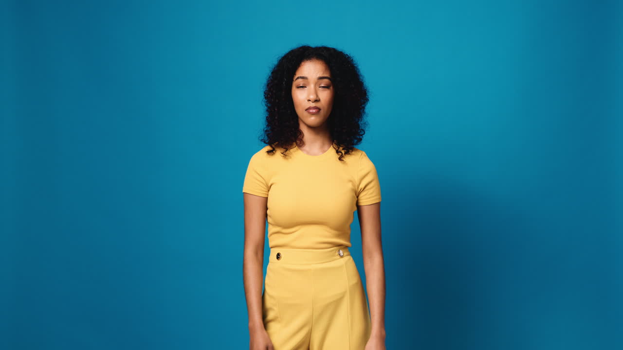 Woman with Uncertain Expression