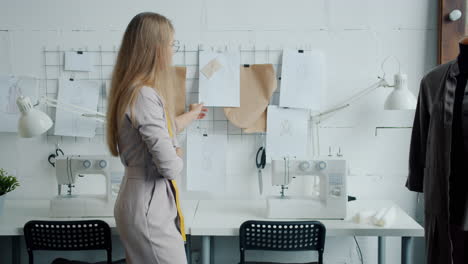 fashion designer in a studio