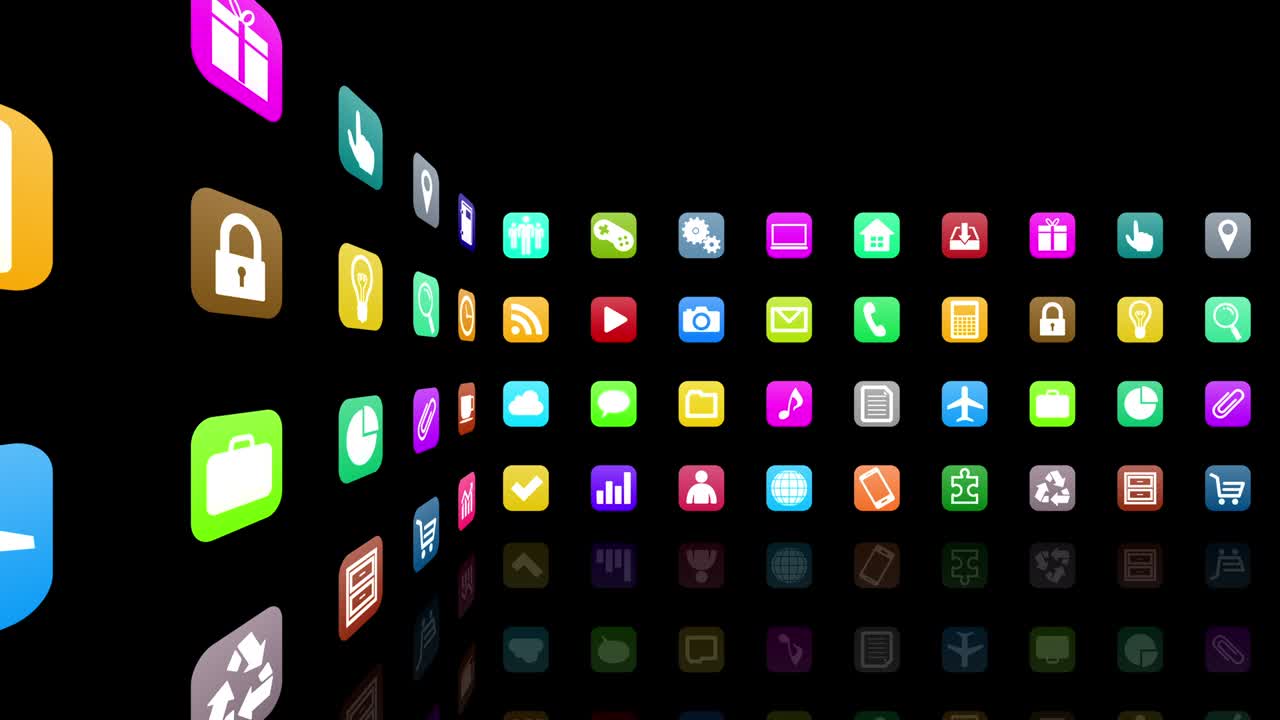 icono de tecnología símbolo de red dispositivos digitales en el fondo de internet