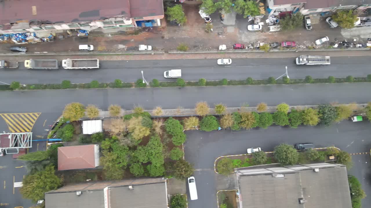 산업 공장 도로 공중 무인 항공기 1