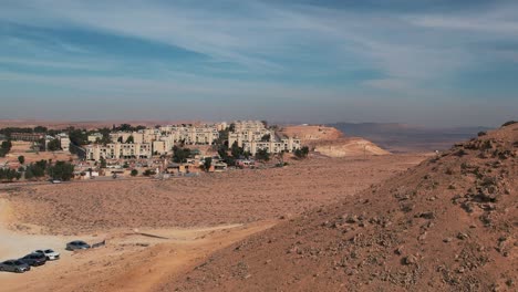 Ciudad-De-Mitzpe-Ramon,-Israel,-Llamada-Así-Por-El-Primer-Astronauta-De-La-Nasa-Israelí-Caído,-Ilan-Ramon