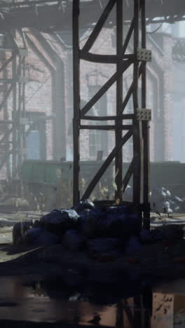 abandoned industrial building