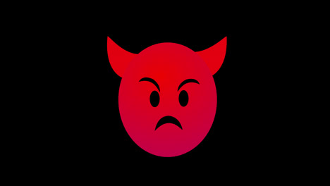 Wütendes-Emoticon-Emoji-Symbol-Schleife-Motion-Graphics-Video-Transparenter-Hintergrund-Mit-Alphakanal