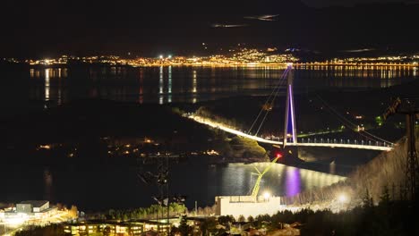 El-Puente-Hålogaland-Cerca-De-Narvik,-Noruega