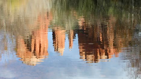 cathedral rock reflection loop - sedona arizona at oak creek