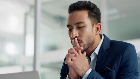 businessman concentrated on work