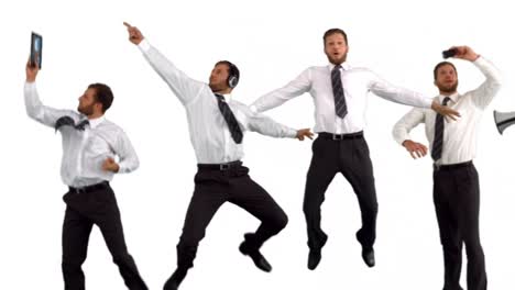 Series-of-jumping-businessman-in-slow-motion