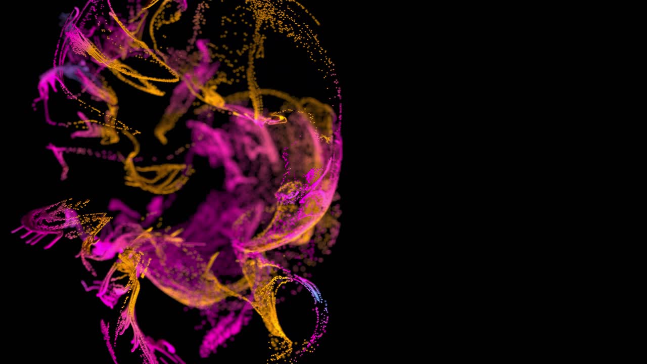 Abstract Colorful Particles