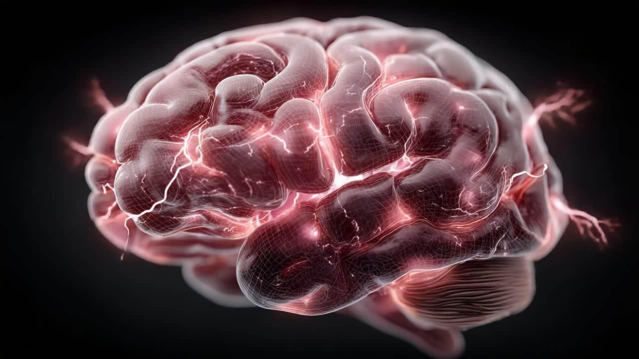 A Detailed Exploration of the Human Brain: Understanding Neural Activity and Connectivity Through Visual Representation of Electrical Impulses and Structure