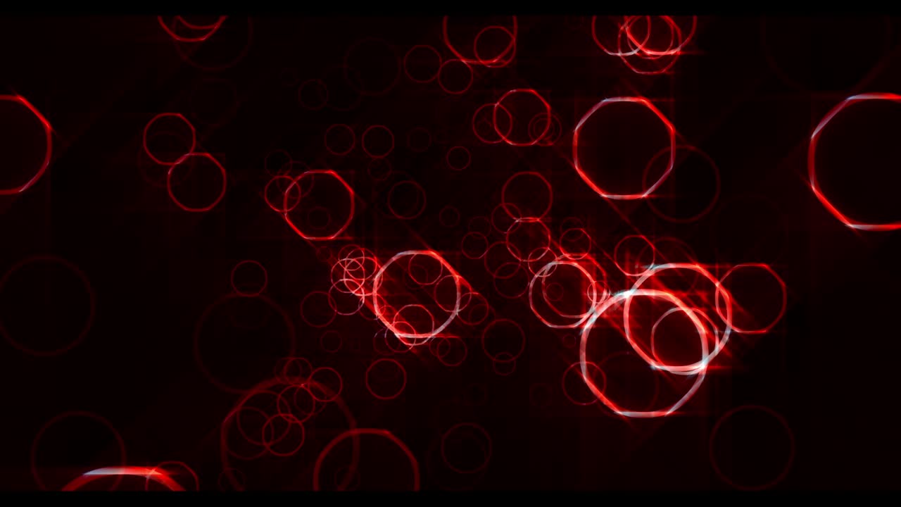 Circle Lines Red Background Loop