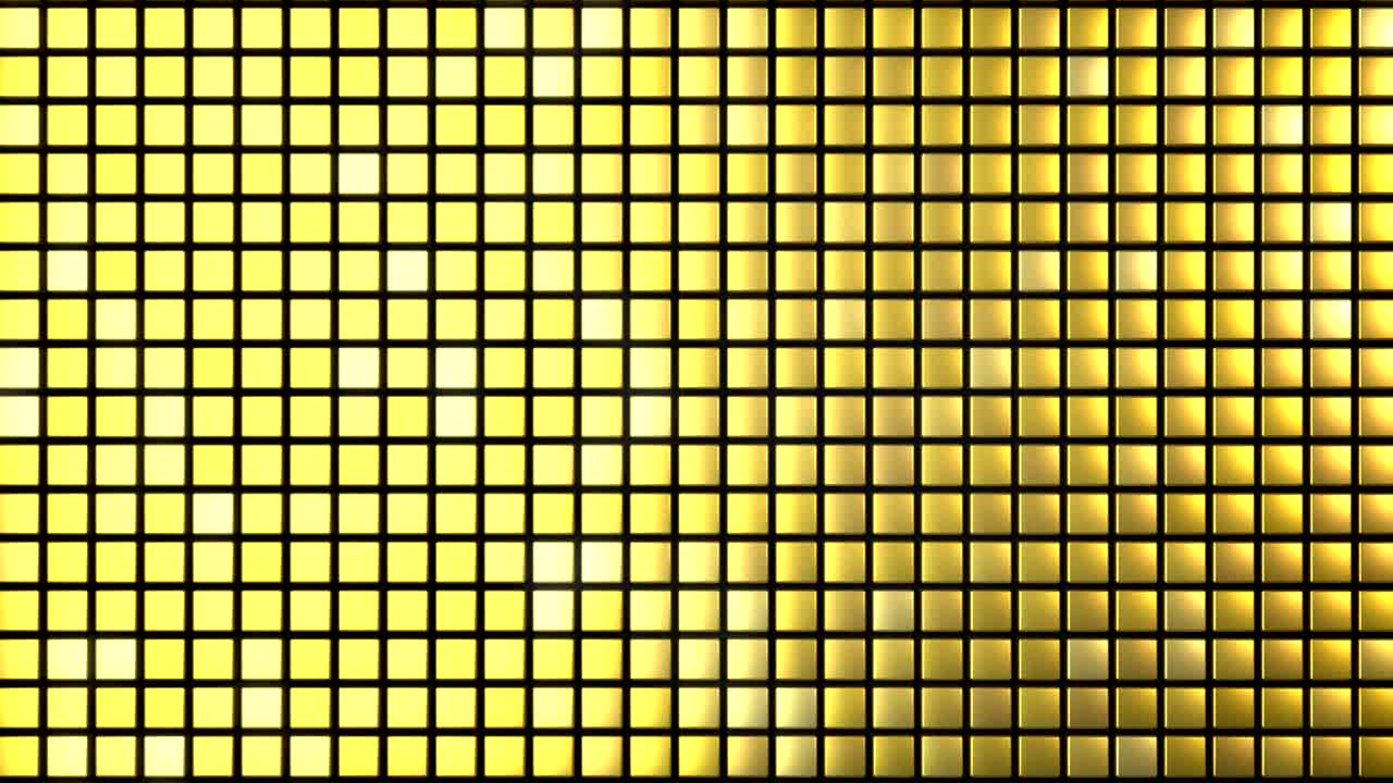 4k cubos orgánicamente desplazados en una cuadrícula.