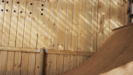 video of caucasian male skateboarder training in skate park