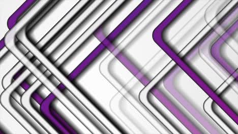 violet and grey stripes abstract tech video animation