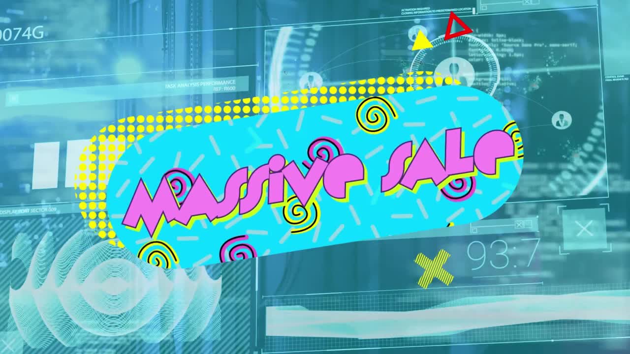 데이터 처리의 애니메이션과 서버  ⁇ 에서 대규모 판매 텍스트