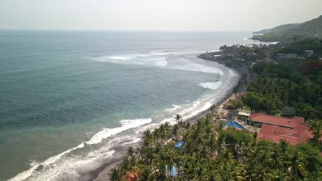 埃爾薩爾瓦多 (el salvador) 的埃爾圖恩科海灘 (el tunco beach)