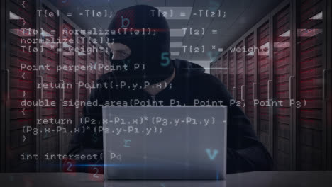 compuesto digital de un hacker