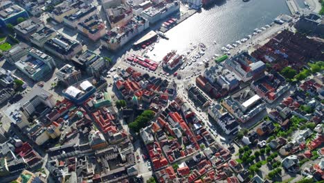 Bergen-Es-Una-Ciudad-Y-Municipio-De-Hordaland,-En-La-Costa-Oeste-De-Noruega.-Bergen-Es-La-Segunda-Ciudad-Más-Grande-De-Noruega.