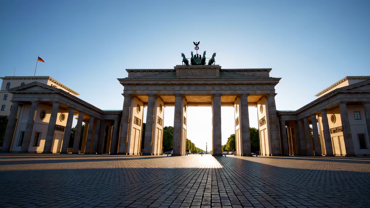 Brandenburg Gate at Sunrise/Sunset