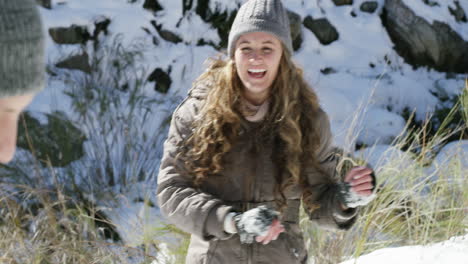 nothing kicks off winter like a snowball fight