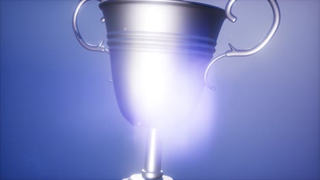 4k super slow motion champion trophy cup