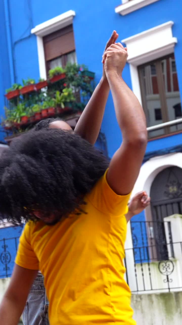 Couple Enjoying Time in City Street