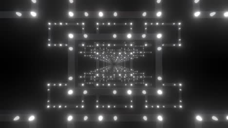 glowing tunnel perspective