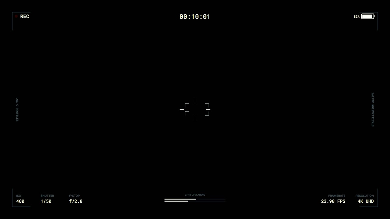 Digital Camera Viewfinder Interface Recording Overlay