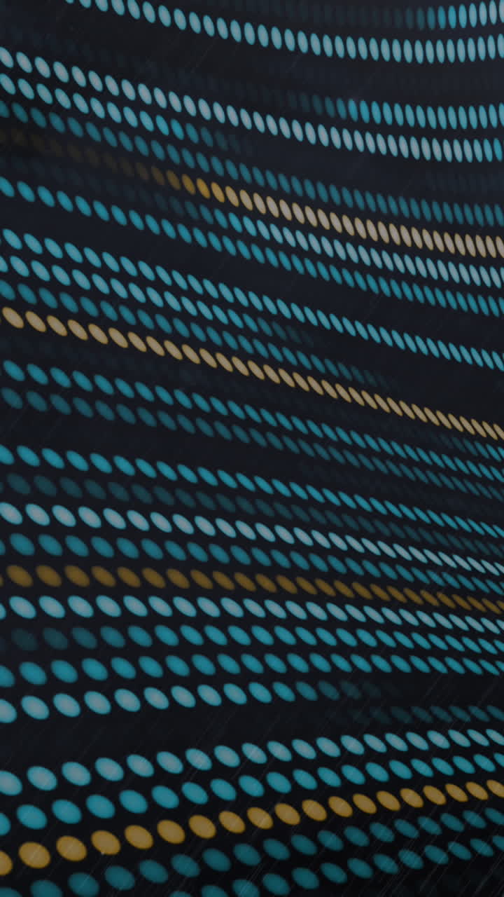 Animation of lightening over black background with green and yellow lines