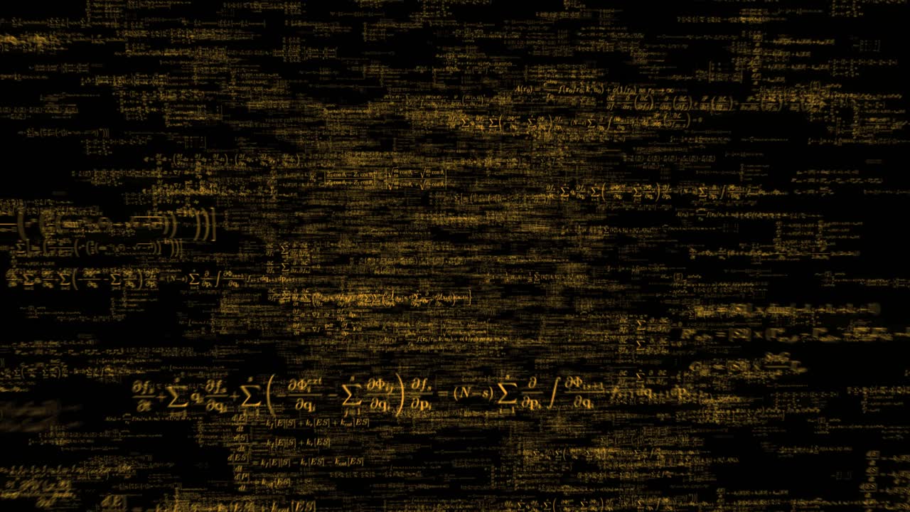 Formula formulae science scientific professor teacher intelligent math learn 4k