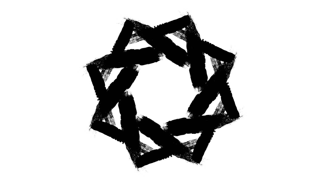 arte abstracto de pinceladas en blanco y negro