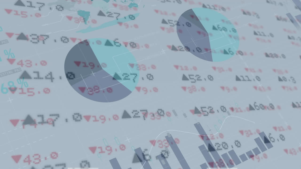 bolsa de valores contra las flechas que caen