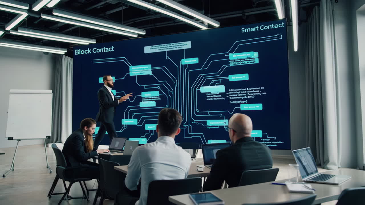 Business Presentation on Smart Contact and Block Contact