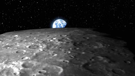 3D-CGI-simulation-of-the-Earthrise-�classic-view-of-the-Earth-rising-above-the-horizon-of-the-moon,-as-taken-by-the-Apollo-astronaut-William-Anders